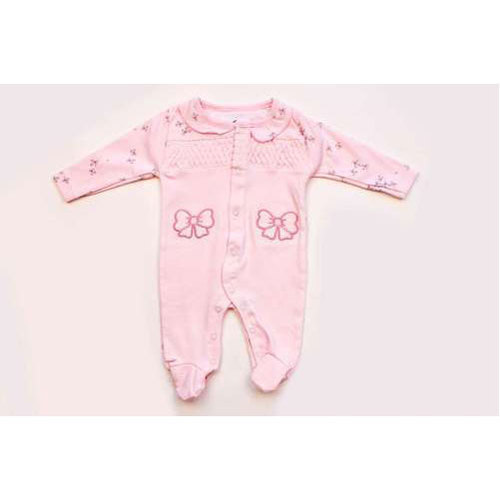 Round Neck Cotton Baby Suits, Color : Pink