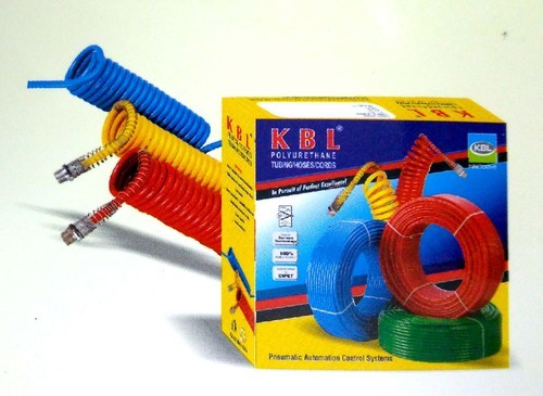 KBL POLYUTHERANE polyurethane coiled hoses, Color : Blue