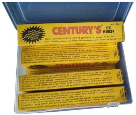 Century's 60 ml (70g) fabric markers