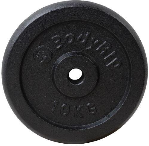 Round Black Cast Iron Gym Plates