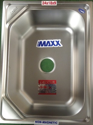 NEW MAXX Stainless Steel Kitchen Sinks, Color : silver