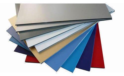 TATA Aluminum Coloured Sheet, Shape : Rectangle