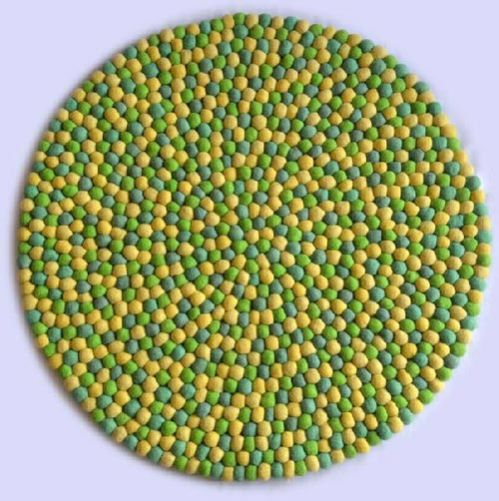 Felt Ball Floor Mat