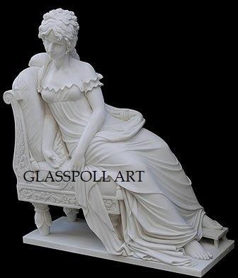 GLASSPOLL ART Fiberglass Lady Garden Sculptures, for Interior Decor, Exterior Decor, Color : Multi color
