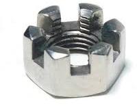 Stainless Steel Castle Nuts, Size : Customized