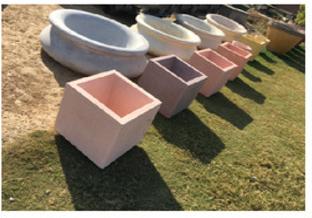 Round GRC Planter