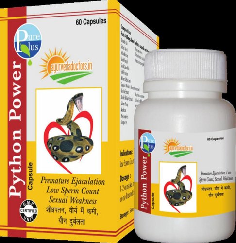 Pure Plus Python Power Capsules, Packaging Type : Box