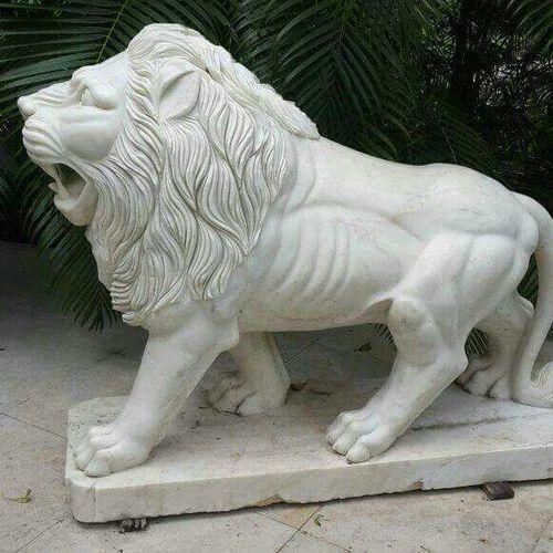 Marble Tiger Statue