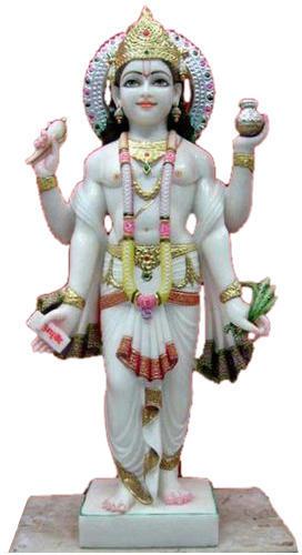 Marble Vishnu Statue, Color : Multi Color