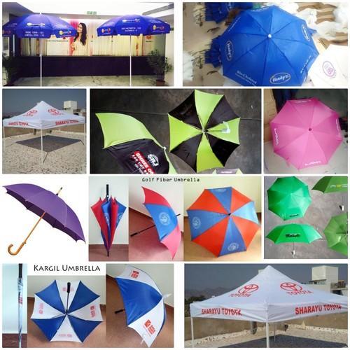 Arham Trader Polyester Printed Umbrella, Color : Red, Blue, Yellow, Green