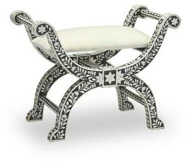 Polished Bone Inlay Roman Chair, Grade : DIN, IBR