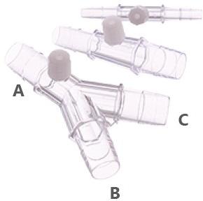 Plastic tubing connectors, for Hospital