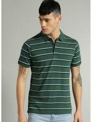 Striped Collar T Shirts