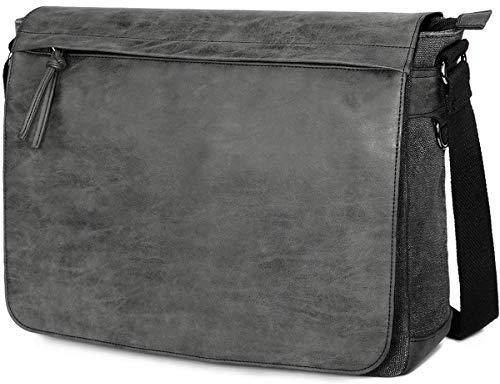 Plain Leather Laptop Messenger Bags, Size : Standard