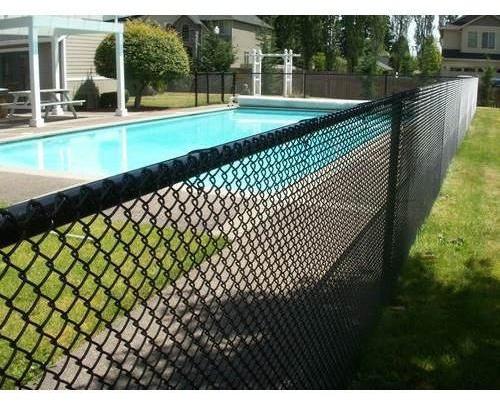 Galvanized Iron Safety Pool Fences, Color : Silver