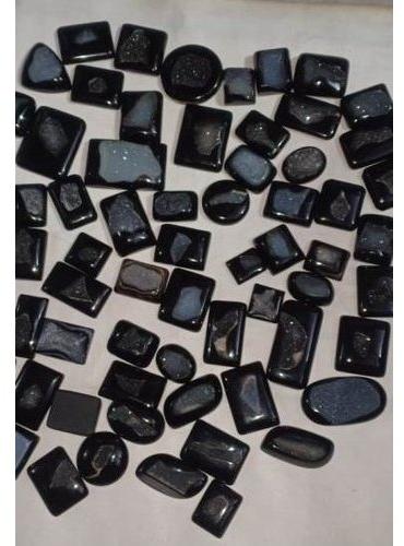 Druzy gemstone, for Jewellery, Color : Black