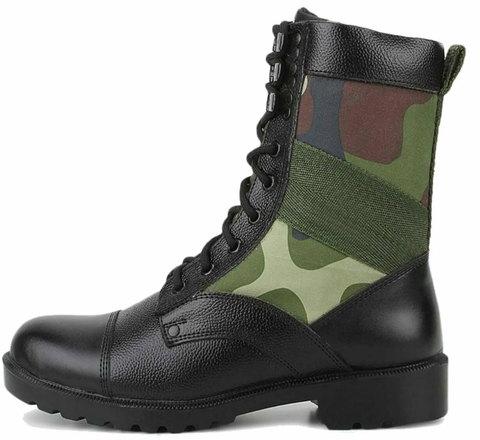Men Leather Jungle Boots, Color : black, camouflage, olive green.