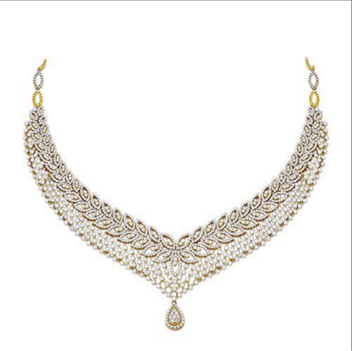 Diamond Necklace, Occasion : Party wear