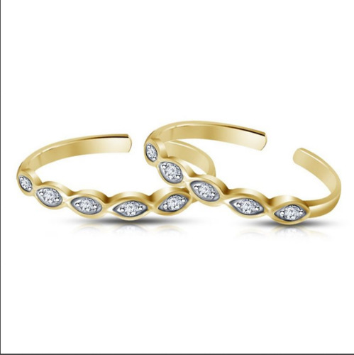 Gold Plated Toe Rings, Occasion : Daily Wear, Gift, Party Wear