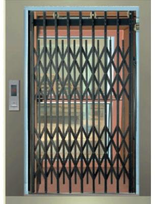 Polished Mild Steel Elevator Collapsible Door, Shape : Rectangular