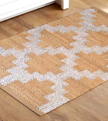 Rectangular jute doormat, Size : 2x3