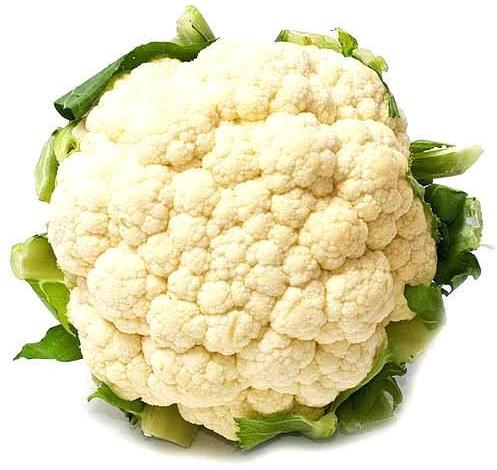 Oval Organic Fresh Cauliflower, Color : Green