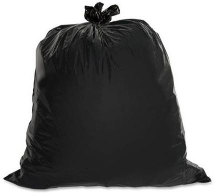 Plain Plastic Disposable Garbage Bag, Color : Black