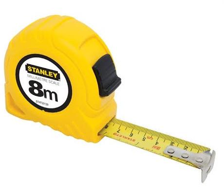 Stanley Steel Measuring Tape, Color : Yellow