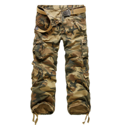 French Terrain Camouflage Cargo Trousers, Gender : Men