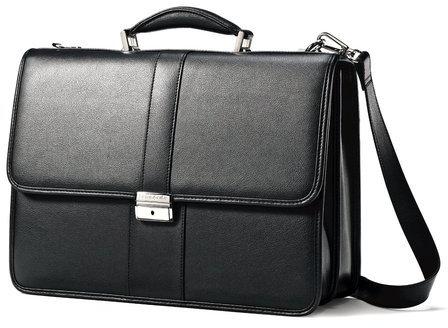 Plain Leather Black Office Bags, Size : Standard