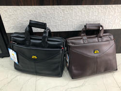 Plain PU Leather Corporate Office Bags, Size : Standard