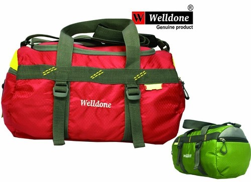 Plain Nylon gym bags, Size : Standard