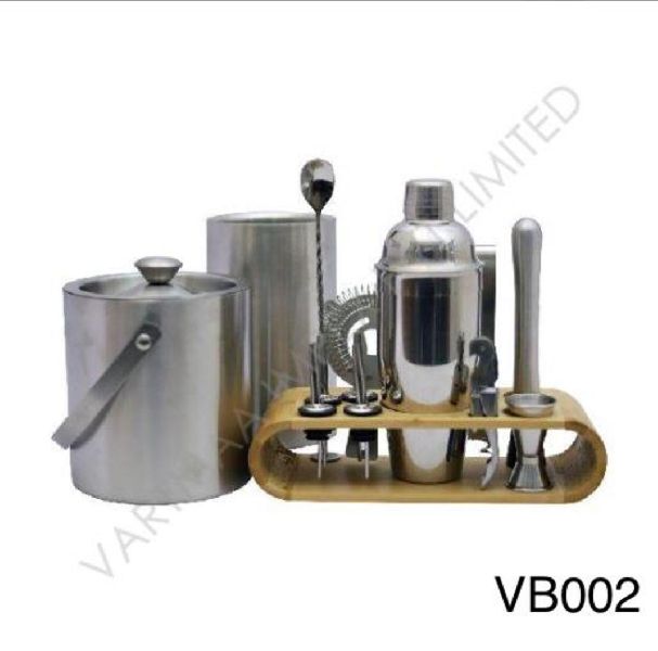Polished Stainless Steel Barware, Color : Silver