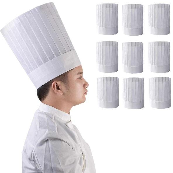 Plain Cotton Chef Cap, Size : Standard