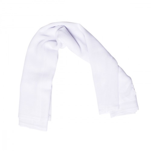 Plain Cotton School Uniform Dupatta, Color : White