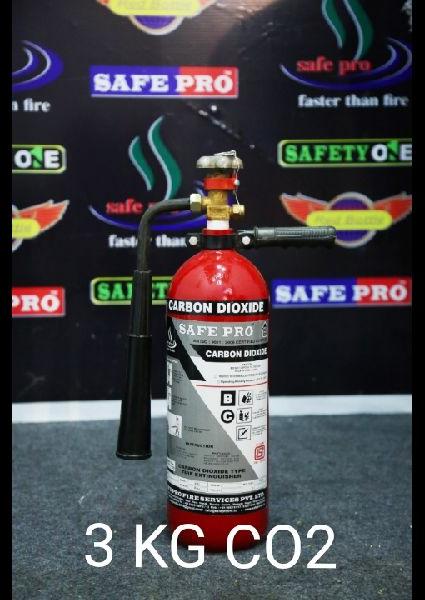 3 Kg CO2 Type Fire Extinguisher, Certification : ISI Certified