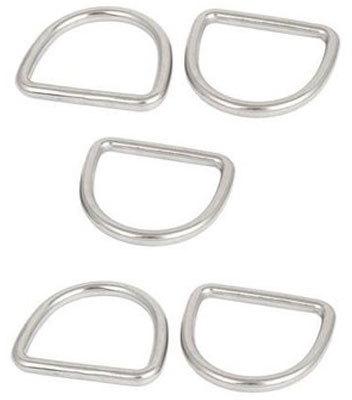 Iron D Ring Belt Buckle, for Garment, Pattern : Plain