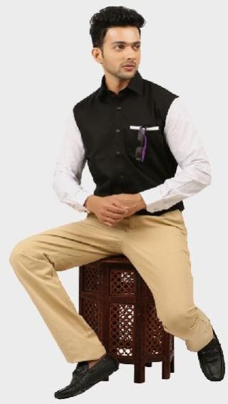 Mens Full Sleeve Casual Shirt, For Anti-Wrinkle, Size : XL, XXL