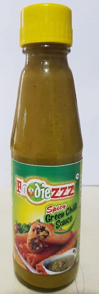 200 ml Green Chilli Sauce, for Fastfood, Packaging Type : Bottle