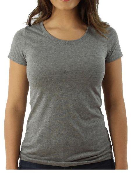 Ladies Round Neck T Shirts, Size : Multisize