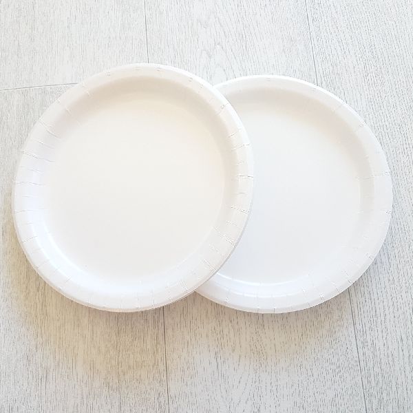 Plain White Paper Plates