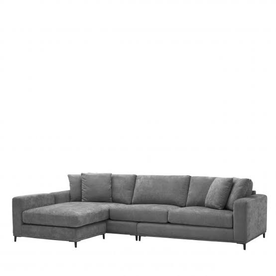 Polished Plain Metal L Shaped Sofa, Style : Classy