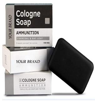 Square Charcoal Bay Leaf Soap, for Freshness, Skin Care, Form : Solid
