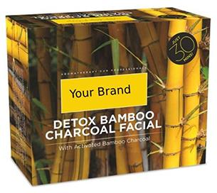 Vive Cosmetics Activated Babmboo Charchoal Detox Bamboo Charcoal Facial, Packaging Size : 300gm