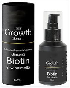 Men Beard Hair Growth Serum with Saw Palmetto & Ginseng