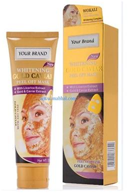 Whitening Gold Peel Off Mask, for Face Use, Gender : Female