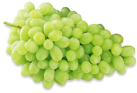 fresh green grapes