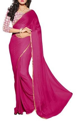 Cotton Ladies Plain Saree, Occasion : Casual Wear