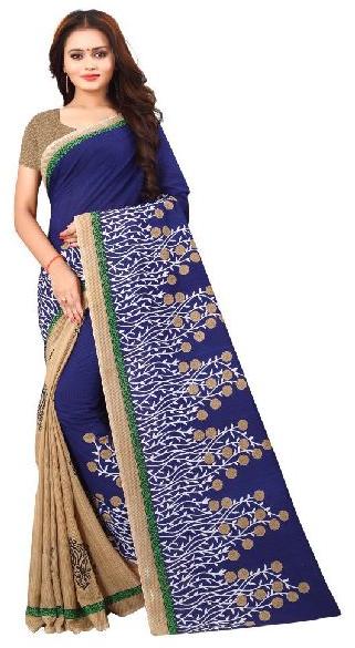 Ladies Rayon Saree, for Comfortable, Easily Washable, Pattern : Printed