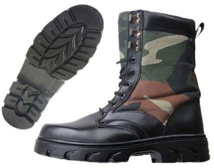 Ankle Leather Canvas Jungle Boot